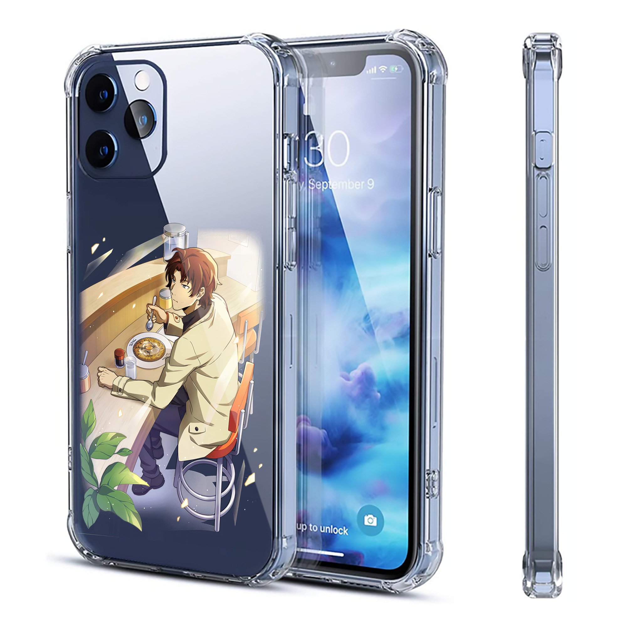 （画像用） 文豪ストレイドッグス Bungo Stray Dogs 【iPhone 12シリーズ対応】透明スマホケース（クリアソフトケース）